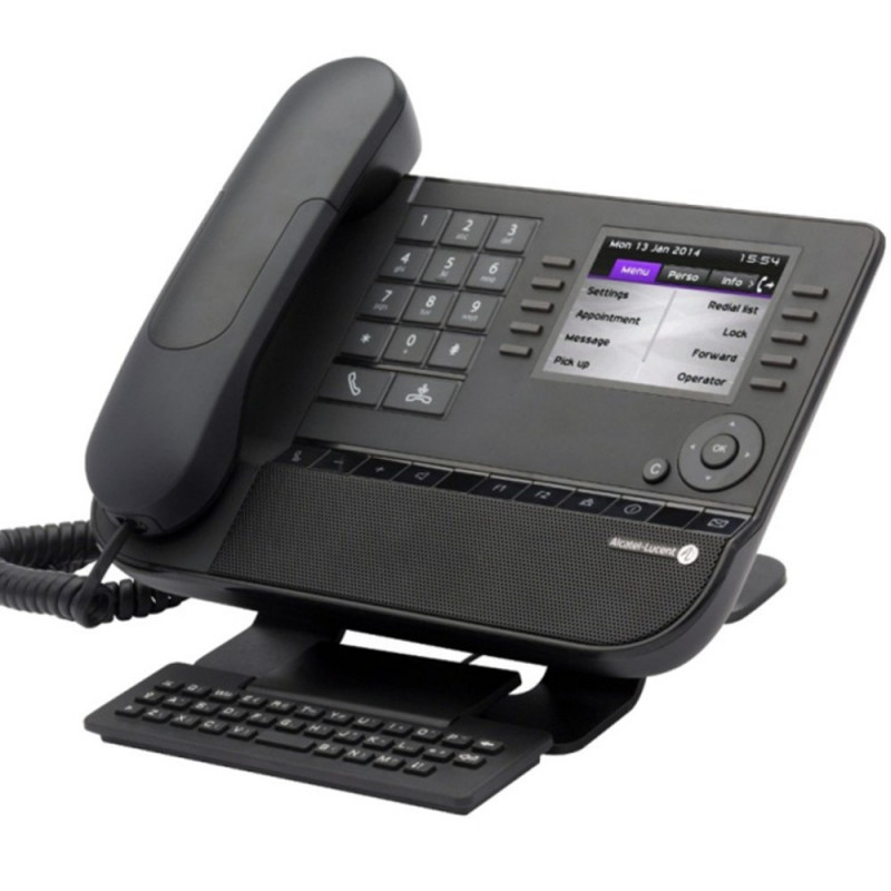 Lot De 4 Téléphones De Bureau Alcatel Lucent FRITZ!Fon C4 - PoE - Noir - Occasion