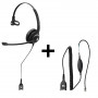 Sennheiser SC230 + Cordon d'adaptation Avaya