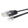 Parallèle Cordon de ligne RJ11/RJ45 (câblée 4-5) - L : 3m - Noir  (Cordons de ligne )