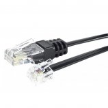 Parallèle Cordon de ligne RJ11/RJ45 (câblée 4-5) - L : 5m - Noir  (Cordons de ligne )