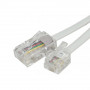 Parallèle Cordon de ligne RJ11/RJ45 (câblée 4-5) - L : 3m - Blanc  (Cordons de ligne )