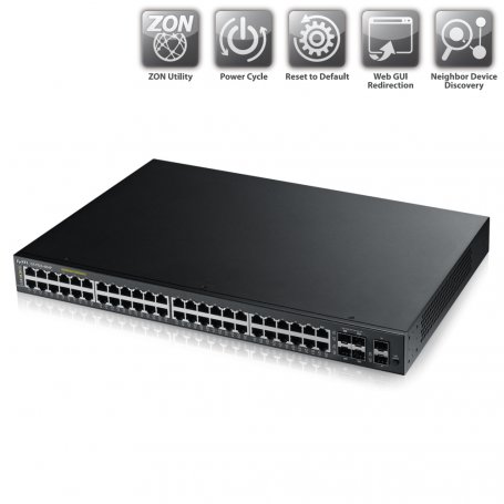 Zyxel GS192048HP - Switch 48 ports RJ45 Gigabit / PoE