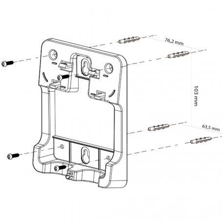 Alcatel-Lucent Kit de montage mural 8008 Deskphone