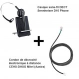 Sennheiser D10 Phone + Décroché Mitel (Aastra)