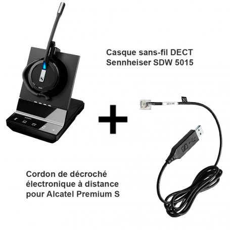 Sennheiser SDW 5015 + Décroché Alcatel Premium