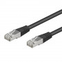 Cordon RJ45 Cat.6 F/UTP LSZH - 0,5M - Noir