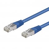 Cordon RJ45 Cat.6 F/UTP LSZH - 0,5M - Bleu