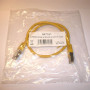 GAÏA Com Cordon RJ45/RJ45 Cat.6 - FTP - 100Ω - L : 0,5M - Jaune (Cordons de brassage)