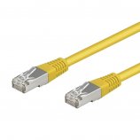 Cordon RJ45 Cat.6 F/UTP LSZH - 0,5M - Jaune