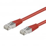 Cordon RJ45 Cat.6 F/UTP LSZH - 0,5M - Rouge