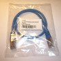 GAÏA Com Cordon RJ45/RJ45 Cat.6 - FTP - 100Ω - L : 0,5M - Bleu (Cordons de brassage)