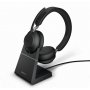 Jabra EVOLVE2 65 Stéréo - Microsoft Teams - Dongle USB-C +  base de charge