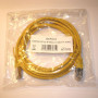 GAÏA Com Cordon RJ45/RJ45 Cat.6 - FTP - 100Ω - L : 3M - Jaune (Cordons de brassage)