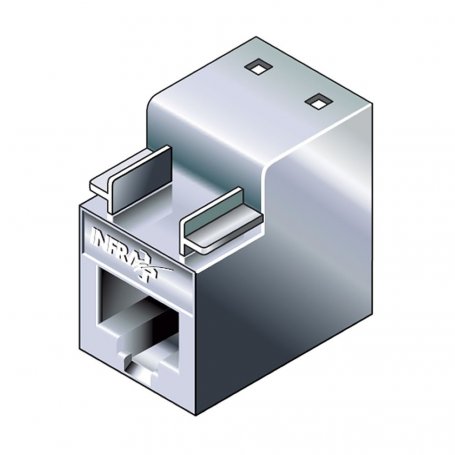 Infraplus INFRAPLUS Connecteur RJ45 femelle Blindé Catégorie 5E (Téléphones sans-fils)