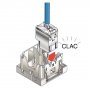 Infraplus Plastron RJ45 blanc 45x45mm (volet Incolore) (Connectique)