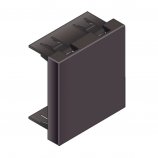 Infraplus Obturateur Noir 45x45mm (Connectique)