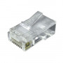 Divers Connecteur mâle RJ45 (8 contacts) pour câble plat (Connectique téléphonique)