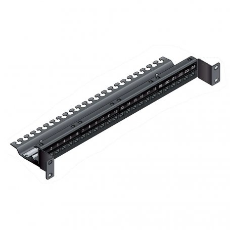 Schneider-Electric Panneau 19" VIDE - 24 ports RJ45 blindés