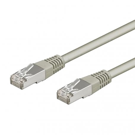 Cordon RJ45 Cat.5E FTP PVC - 1M - Gris