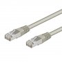 Cordon RJ45 Cat.5E FTP PVC - 1,5M - Gris