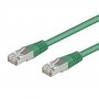 Cordon RJ45 Cat.5E FTP PVC - 0,5M - Vert