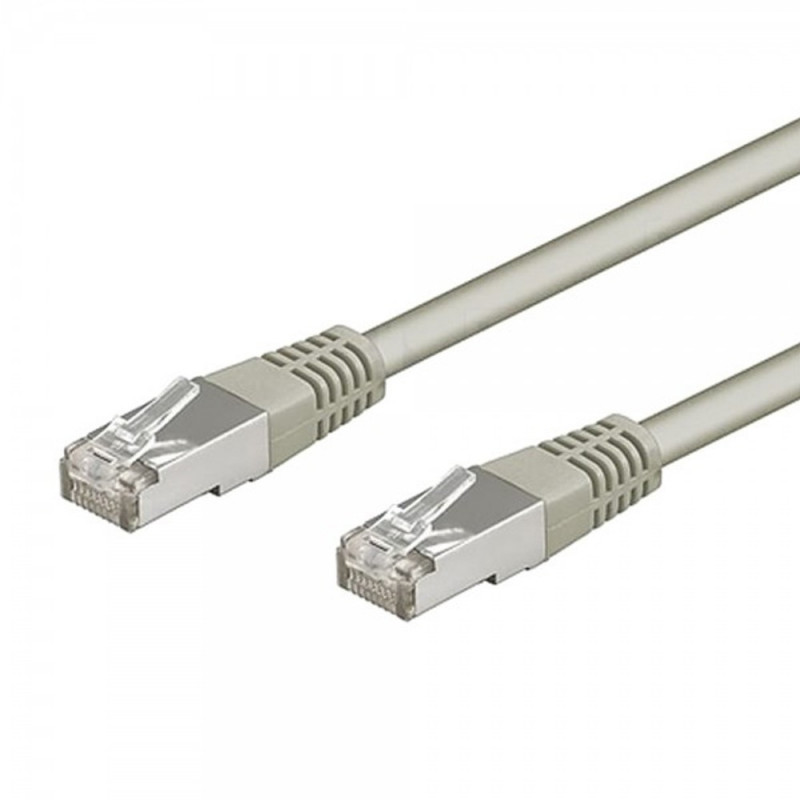 Cordon RJ45 Cat. 6 S/FTP - LSOH - PoE | Gris 1m