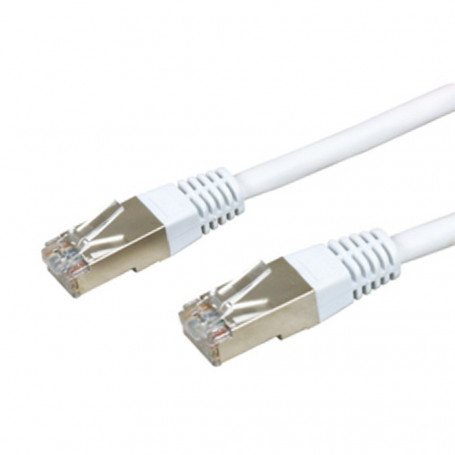 Cordon RJ45 Cat.6 F/UTP LSZH - 0,5M - Blanc