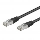 Cordon RJ45 Cat.6A S/FTP - 0,5M - Noir