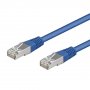 Cordon RJ45 Cat.6A S/FTP - 1M - Bleu