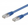 Cordon RJ45 Cat.6A S/FTP - 5M - Bleu