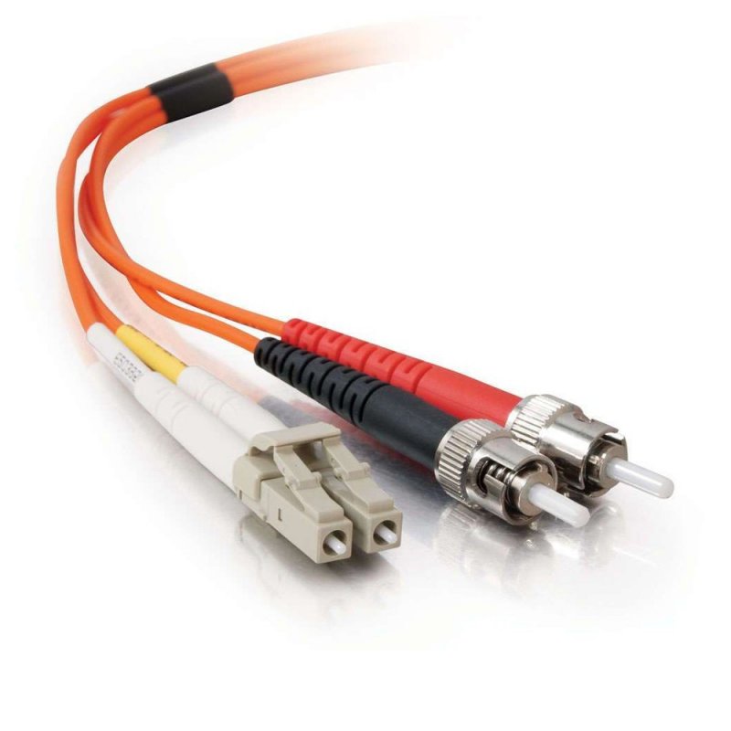 Câble Fibre Optique Duplex 3m OM1 ST-SC - Multimode 62.5/125 - Orange | Connexion Haut Débit